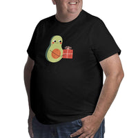 Avocado Holding Gift Box Big Size Men's T-shirt