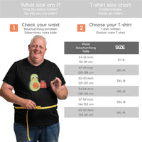 Avocado Holding Gift Box Big Size Men's T-shirt