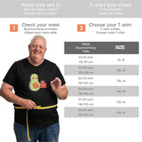 Avocado Holding Gift Box Big Size Men's T-shirt