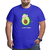 Cute Strong Avocado Big Size Men's T-shirt