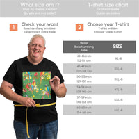 Tropical Hawaii Party Parrot Big Size Men's T-shirt