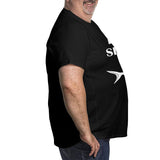 I Love Cute Sharks Big Size Men's T-shirt
