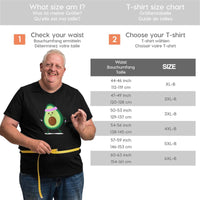 Cute Strong Avocado Big Size Men's T-shirt