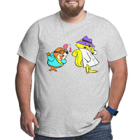 Secret Squirrel And Morocco Mole Big Size Men's T-shirt