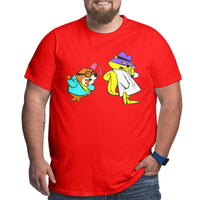 Secret Squirrel And Morocco Mole Big Size Men's T-shirt