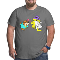Secret Squirrel And Morocco Mole Big Size Men's T-shirt