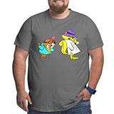 Secret Squirrel And Morocco Mole Big Size Men's T-shirt