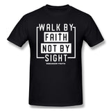 Air Jordan 1 Fearless 1s Sneaker Tee Walk By Faith Not By Sight t Shirt For Man