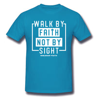 Air Jordan 1 Fearless 1s Sneaker Tee Walk By Faith Not By Sight t Shirt For Man