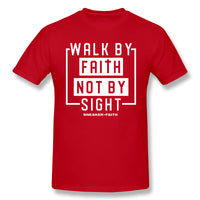 Air Jordan 1 Fearless 1s Sneaker Tee Walk By Faith Not By Sight t Shirt For Man