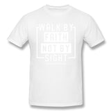 Air Jordan 1 Fearless 1s Sneaker Tee Walk By Faith Not By Sight t Shirt For Man