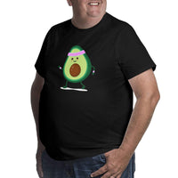 Cute Strong Avocado Big Size Men's T-shirt