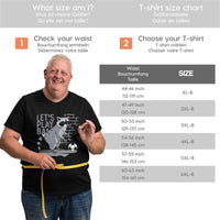 Funny Let's Play Ball Big Size Men's T-shirt