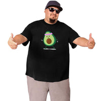 Cute Strong Avocado Big Size Men's T-shirt