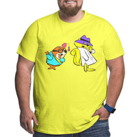 Secret Squirrel And Morocco Mole Big Size Men's T-shirt